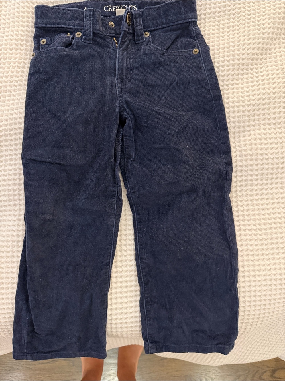 J. Crew Navy Corduroy Kids Jeans